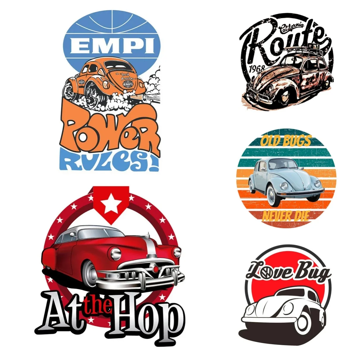 

Classic Beetle California Route Car Stickers Laptop Bumper Motorcycle Windows Truck Scratch Trim Vinyl Decal Accessories
