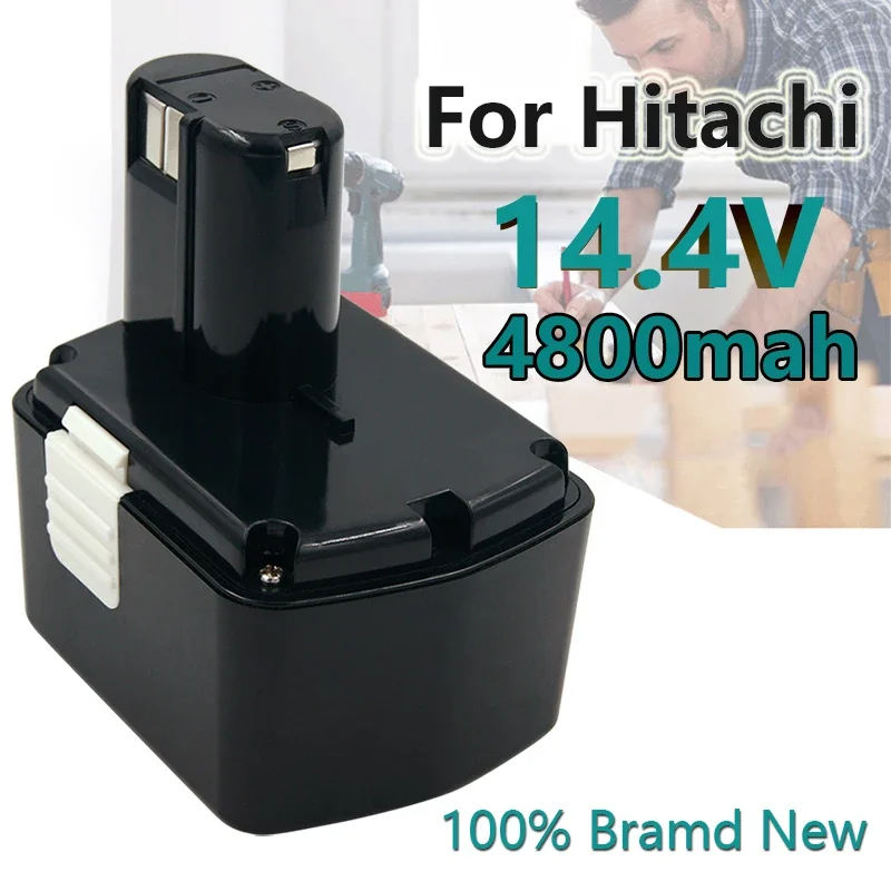 

For Newest 14.4V 4800/6800mAh Replaceable Power Tool Battery for Hitachi BCL1430 CJ14DL DH14DL EBL1430 BCL1430 BCL1415 NI-CD Bat