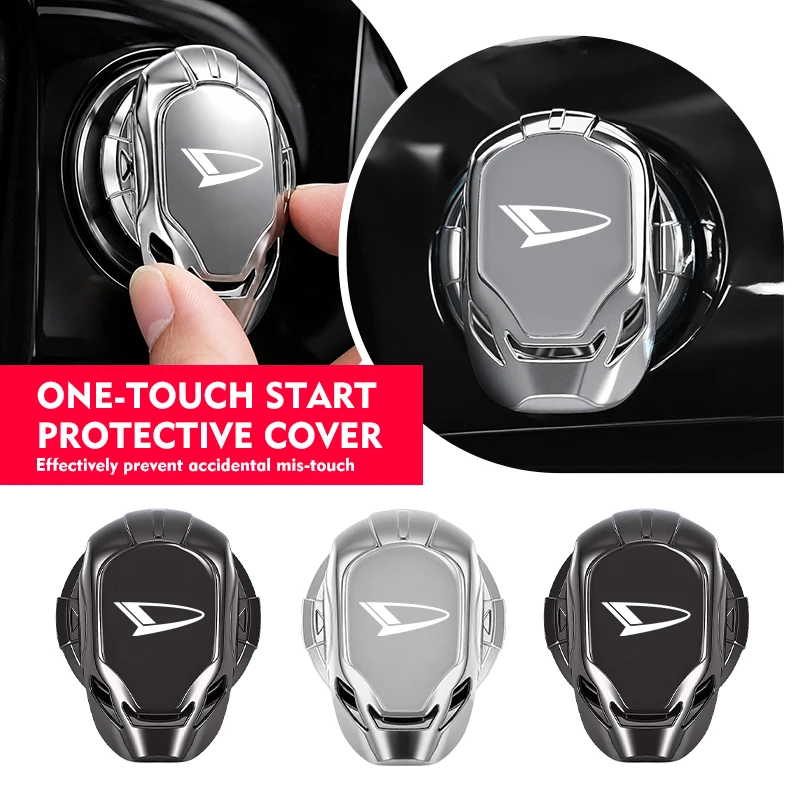 Cache de bouton d'allumage universel pour démarrage/arrêt en un clic pour Daihatsu Luxio Terios Sirion Mira Materia Rocky Move