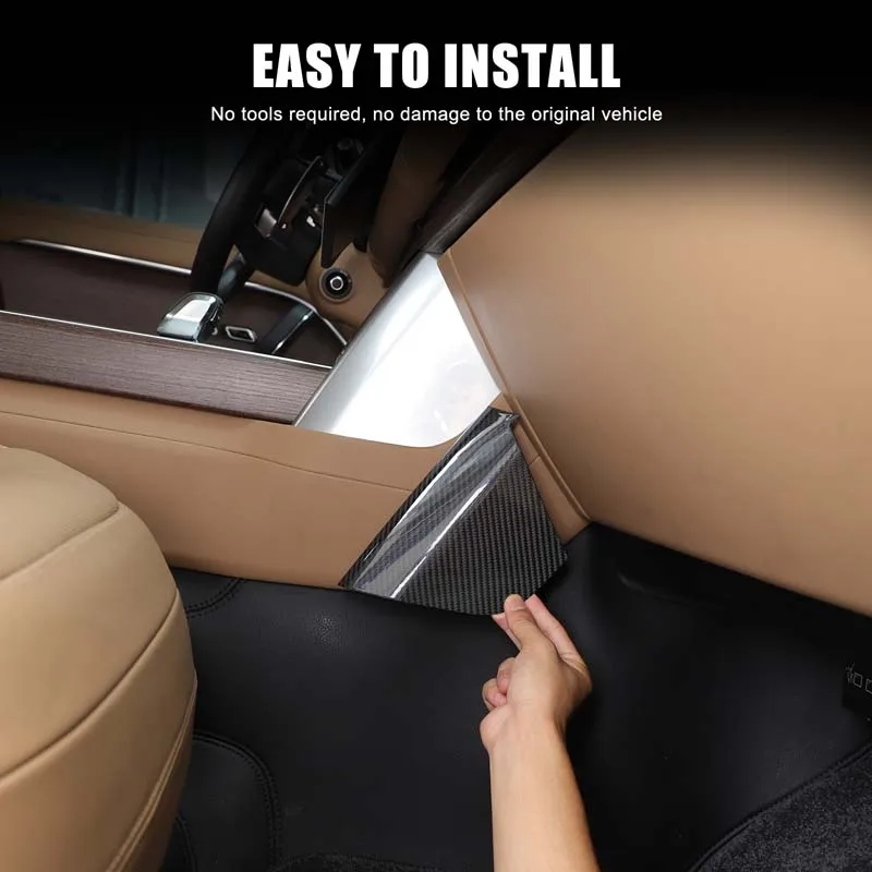 

2 шт. для Land Rover Range Rover Vogue L460 2023 + настоящее углеродное волокно, центральное управление автомобиля, наколенники, декоративные наклейки, аксессуары