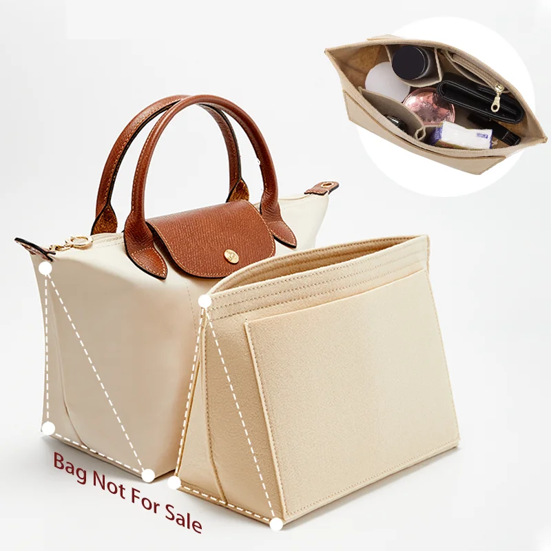 

Felt Bag Insert For Longchamp Small Bag Organizer bag Inner Storage Bag Organizer Insert Bag support Bag Accessories