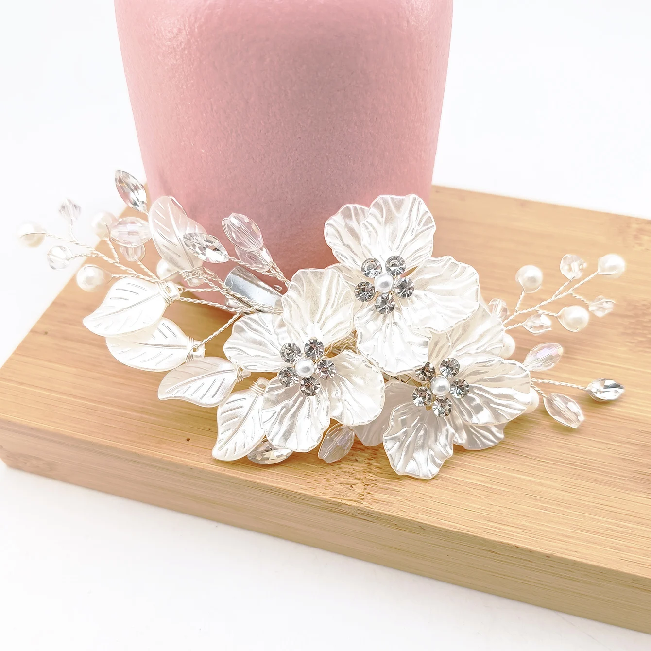 لؤلؤة حجر الراين الزفاف أمشاط الشعر إكسسوارات الشعر للنساء اكسسوارات الشعر الحلي مجوهرات خوذة الزفاف