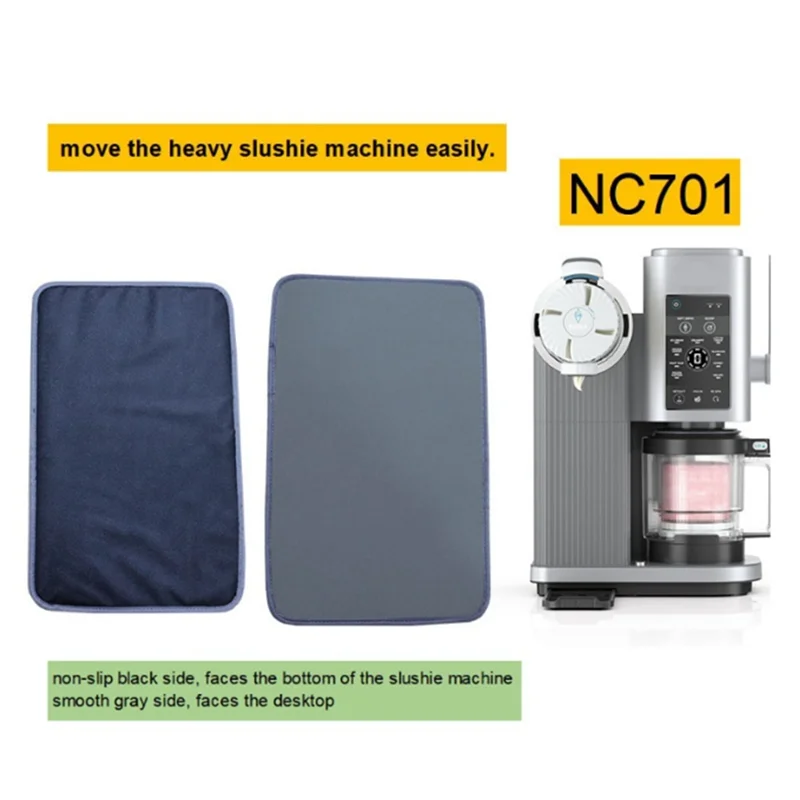 A83X-ノンスリップスライディングマット忍者 NC700 NC701 スラッシーマシンポータブルアイスクリームメーカームーバーパッドアイスクリームアクセサリー