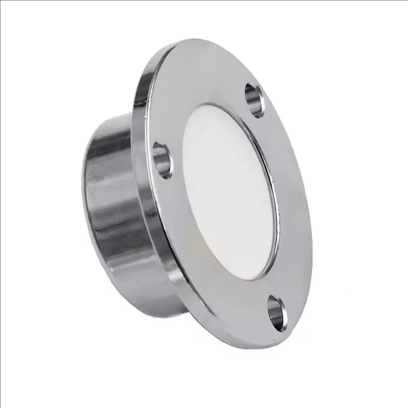 Flange Spirit Level Bubble Bullseye Leveler with Base Horizontal Measuring Instrument Tool Diameter 32mm