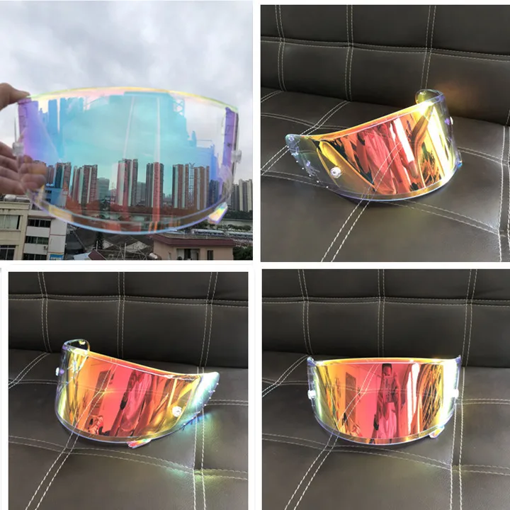 

Suitable for Z7 X14 Helmet Lenses Anti-fog Stickers Electroplated Blue Black Tea Purple Sunscreen Lenses