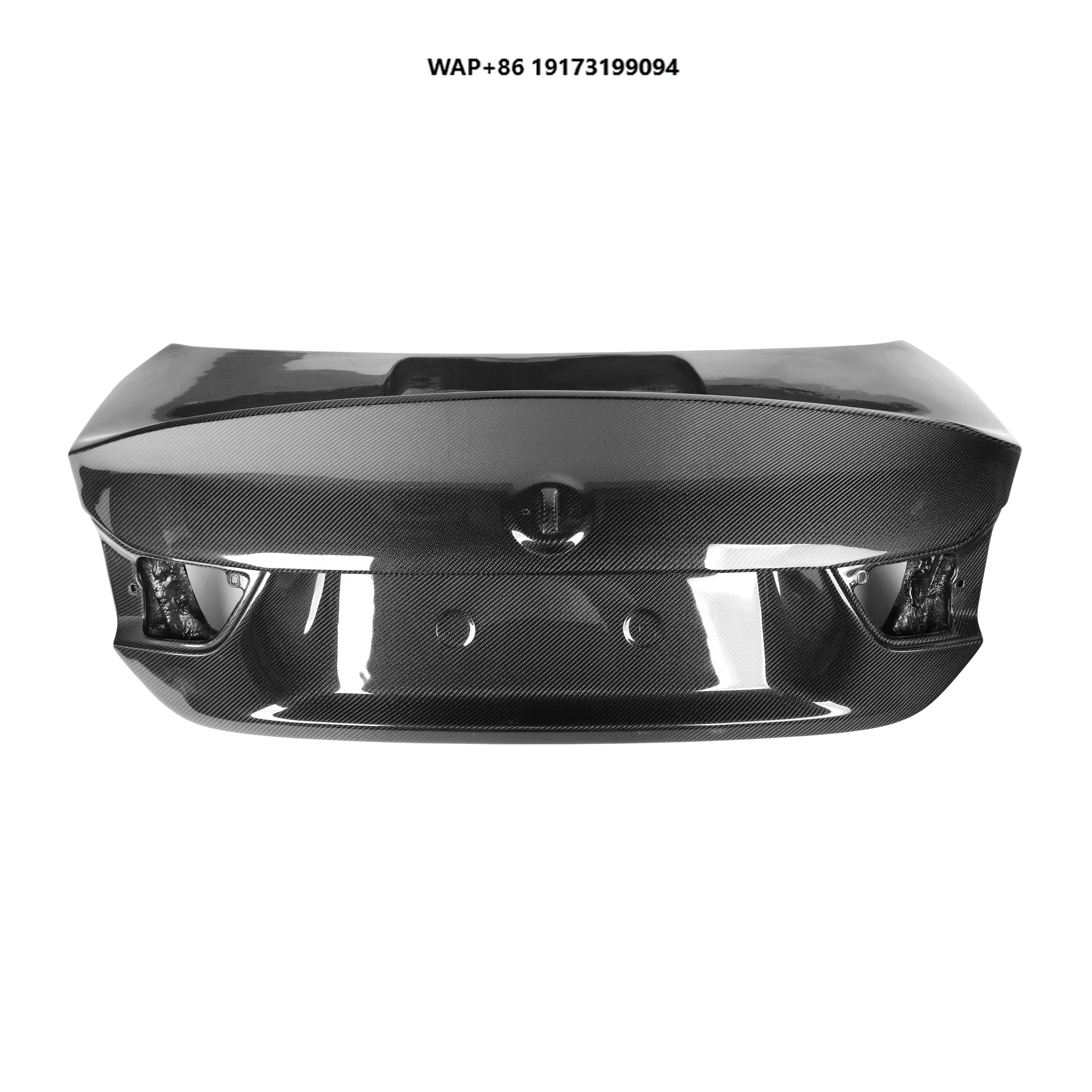 

Good Fitment CSL Style Carbon Fiber Trunk Lid Cover for BMW-4 Series F82 M4 2013-2019 Car Replacement Rear Trunk Lid