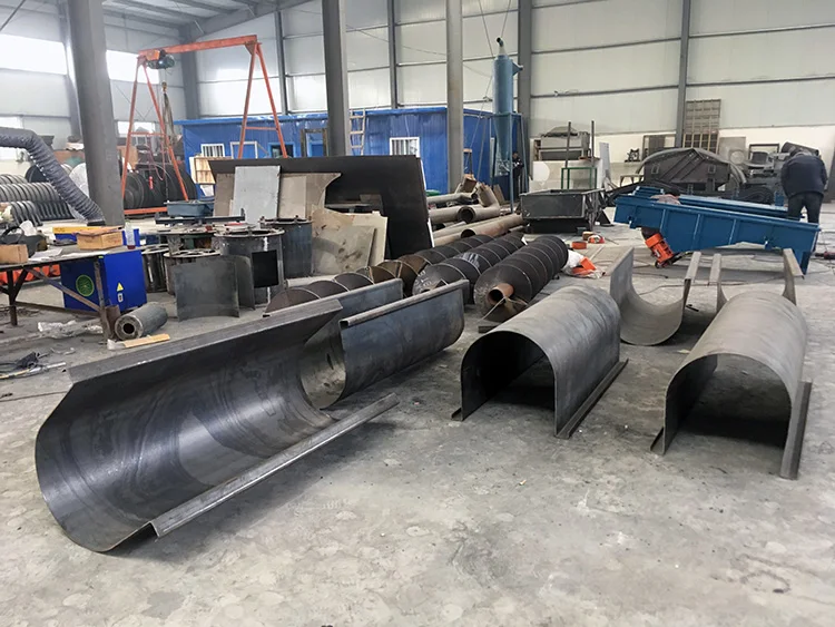 Dahan Factory OEM SS304 Spiral Feeder for Bakery Food U Trough Auger Screw Conveyor for Flour Starch Powder