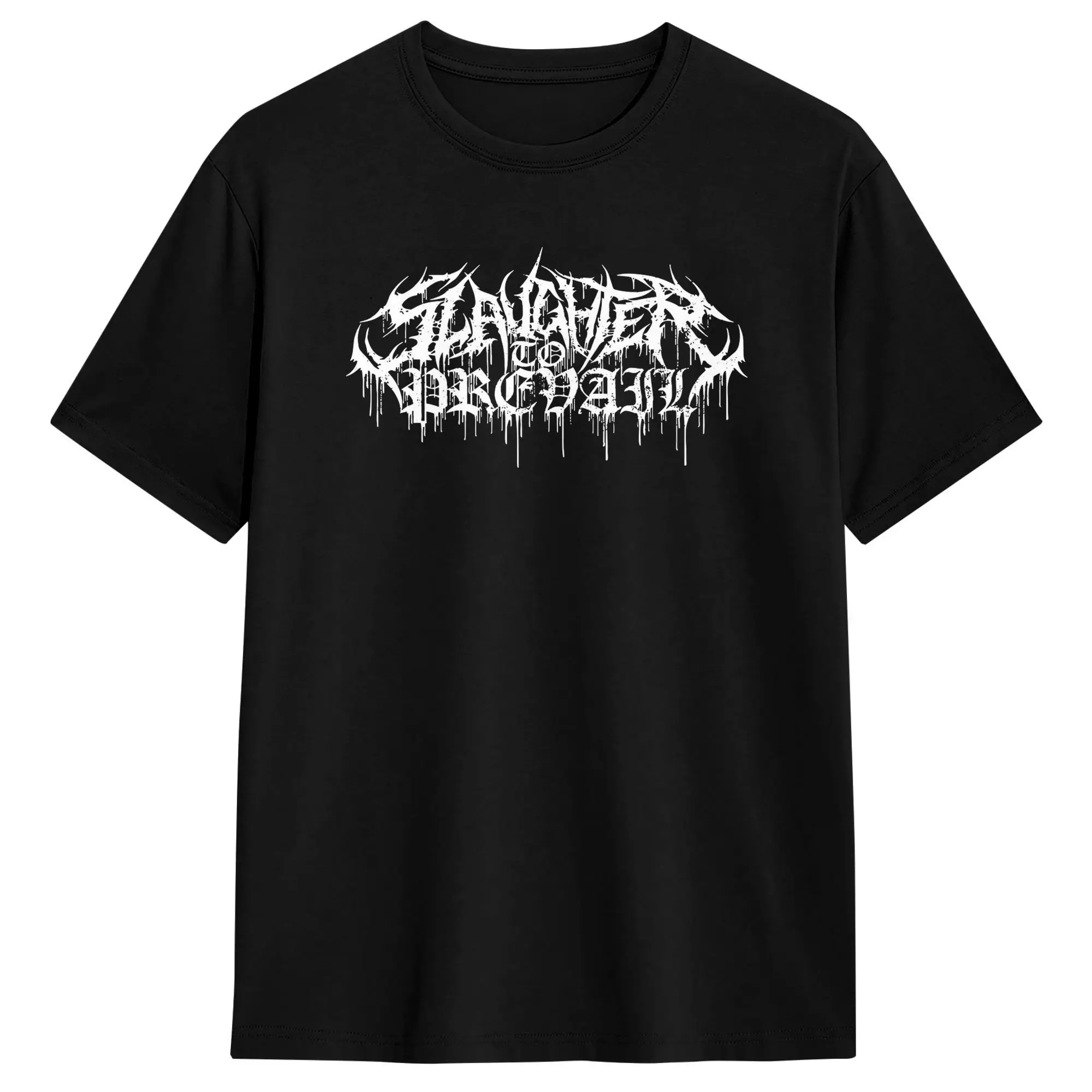 Slaughter to Prevail Band T-Shirt Summer  Hippie T-Shirts Cotton Crew Neck Oversize Top Tees Short Sleeve Funny Tshirt
