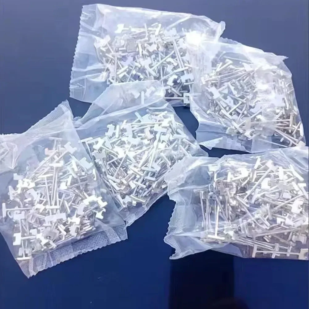 50/200/500pcs Replacement Steel Needles for Ceramic Tile Leveling System Clips Wedges Spacer Floor Tile Laying Construction Tool