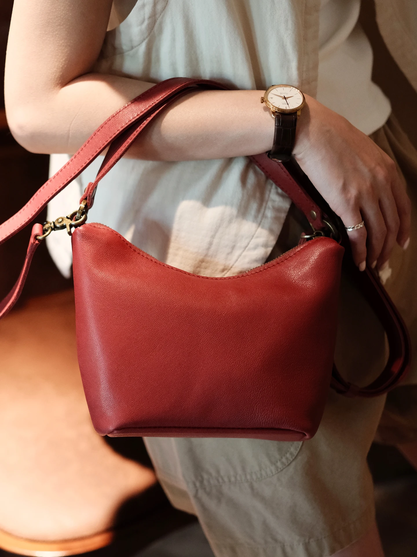 

casual designer women's genuine leather multifunctional small handbag vintage luxury real cowhide leather shoulder crossbody bag