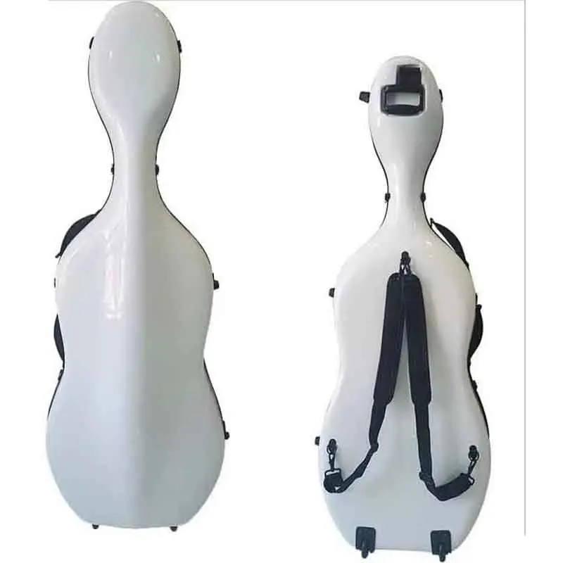 Goede Kwaliteit Carbon Cello Case 4/4 7/8 3/4 1/2 1/4 Koolstofvezel Composiet Multi-color Waterdichte Cello doos Cello Medeplichtige