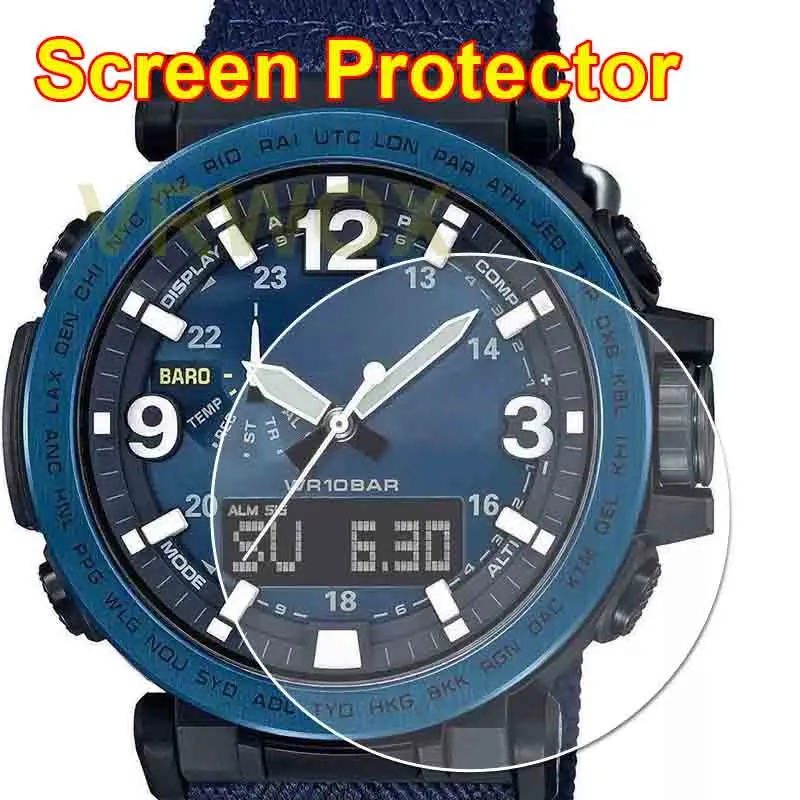 

2PCS/3PCS TPU Screen Protector For Watch AE-1500 PRG-200T-7DR PRG-650 GST-B200 HProtector Nano Explosion-proof Film