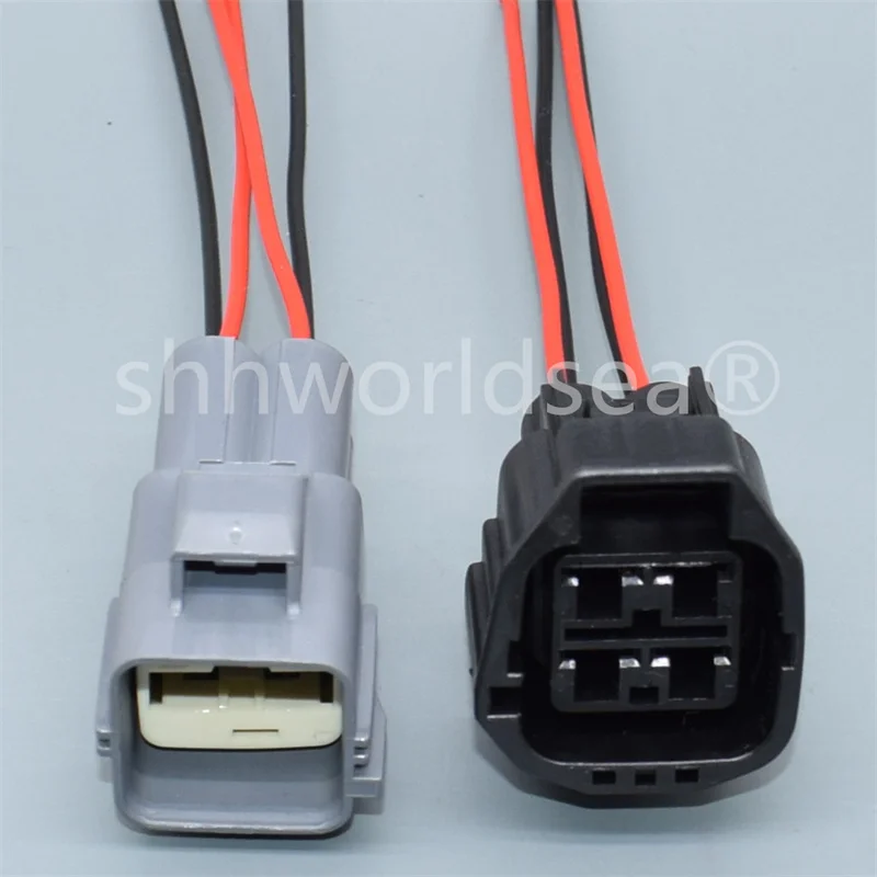 4 Pin 6.3mm Automotive Waterproof Connector Electronic fan plug 7283-5595-10 7282-5595-10 7282-5595 for Ford Focus Fiesta Mondeo