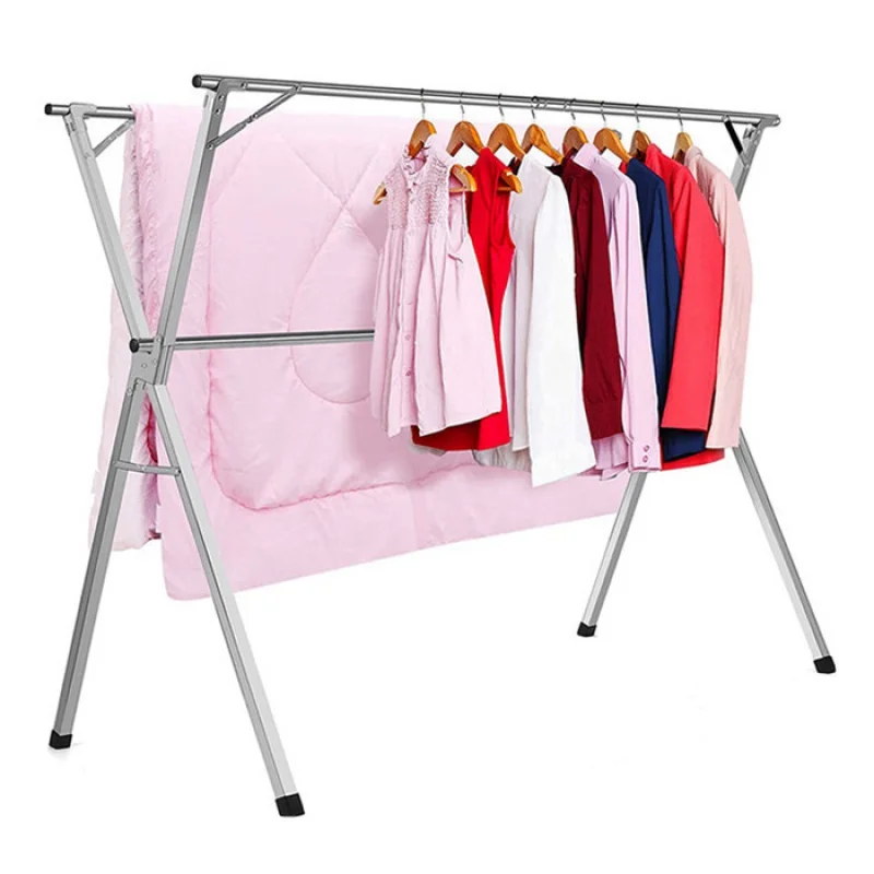 Custom  Garment Retail Display Clothing Drying Rack Clothes Stands Laundry Hangers Coat Rack