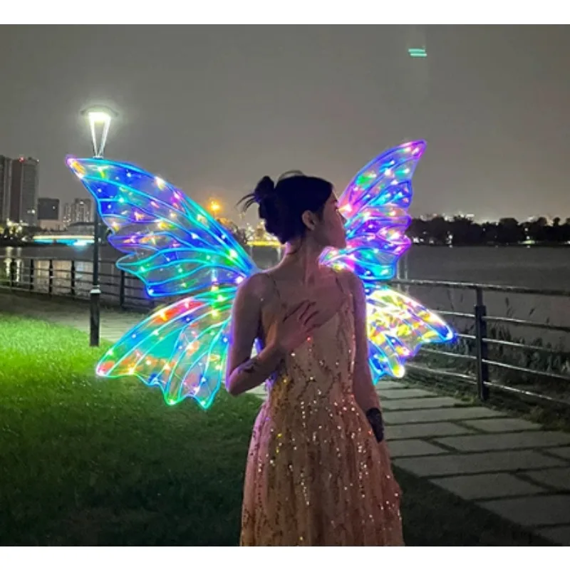 Electric butterfly elf wings photo props
