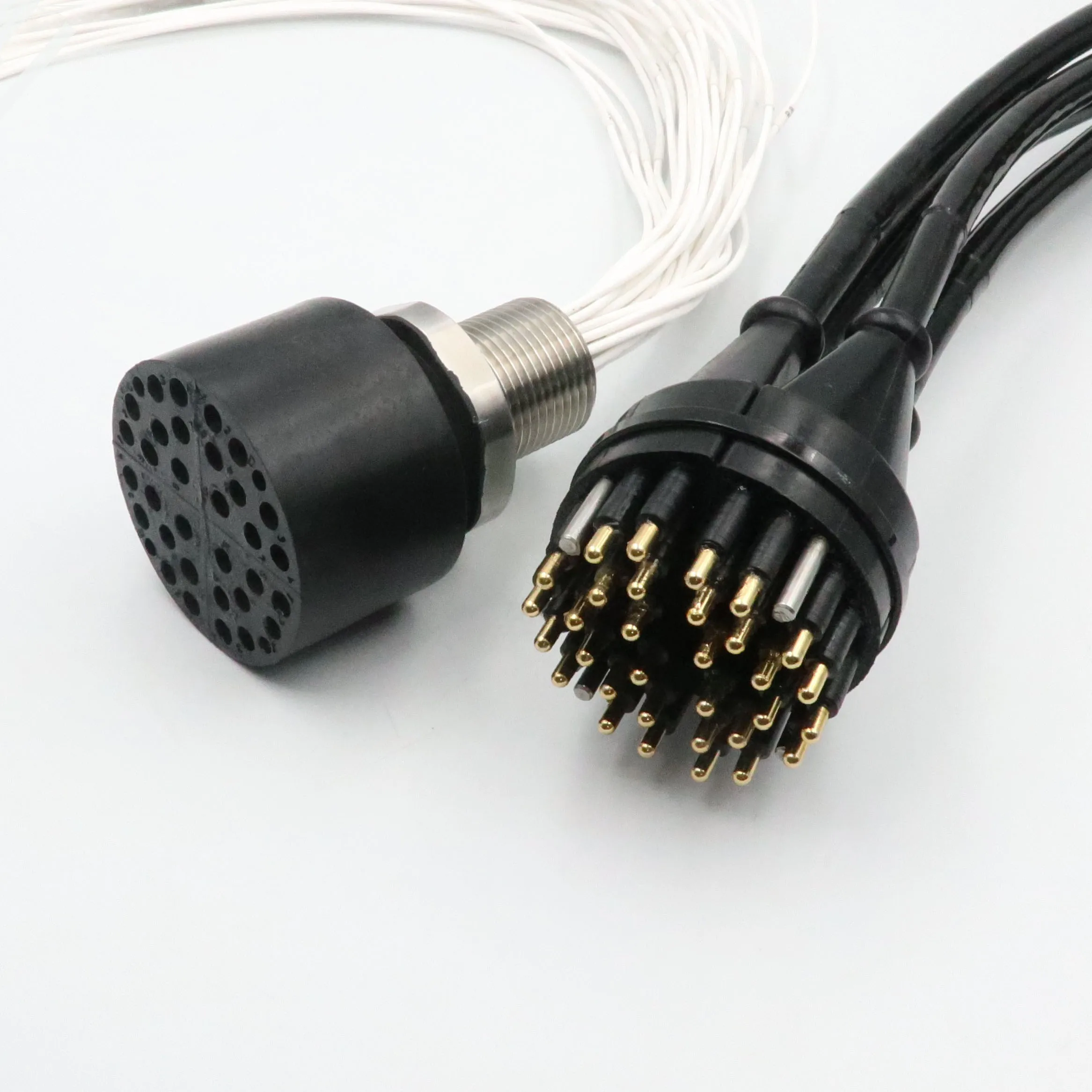 32 Core 4-piece Watertight Connector, Underwater Plug-in Component, Segmented Underwater Cable, signal Power Connection