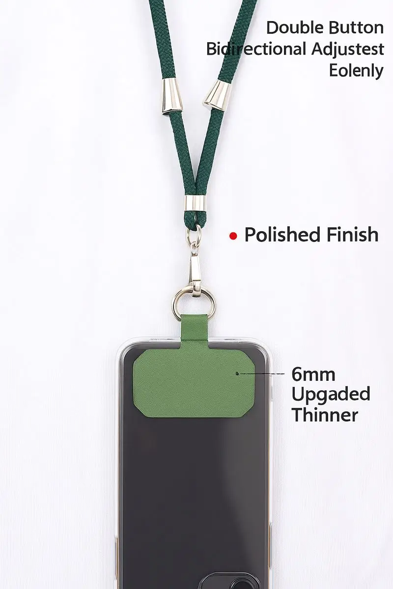 

Hands-Free Phone Lanyard: Adjustable Longer & Thicker Crossbody/Neck Strap - Universal Mobile Accessory