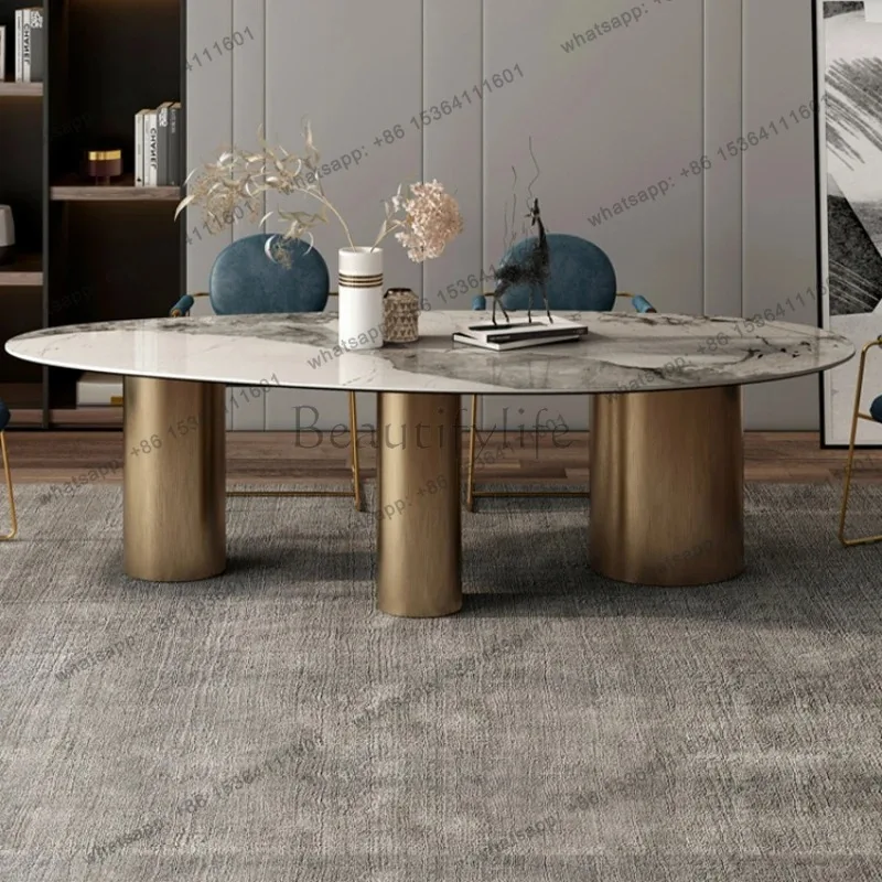 

Person Dining Table Gold Legs Unique Nordic Study Dining Table Living Room Restaurant Mesas De Comedor Furniture Home