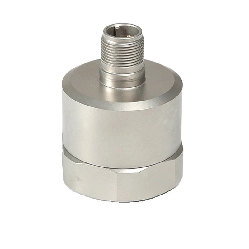 Piezoelectric vibration acceleration sensor, uniaxial voltage detection module high sensitivity sensor