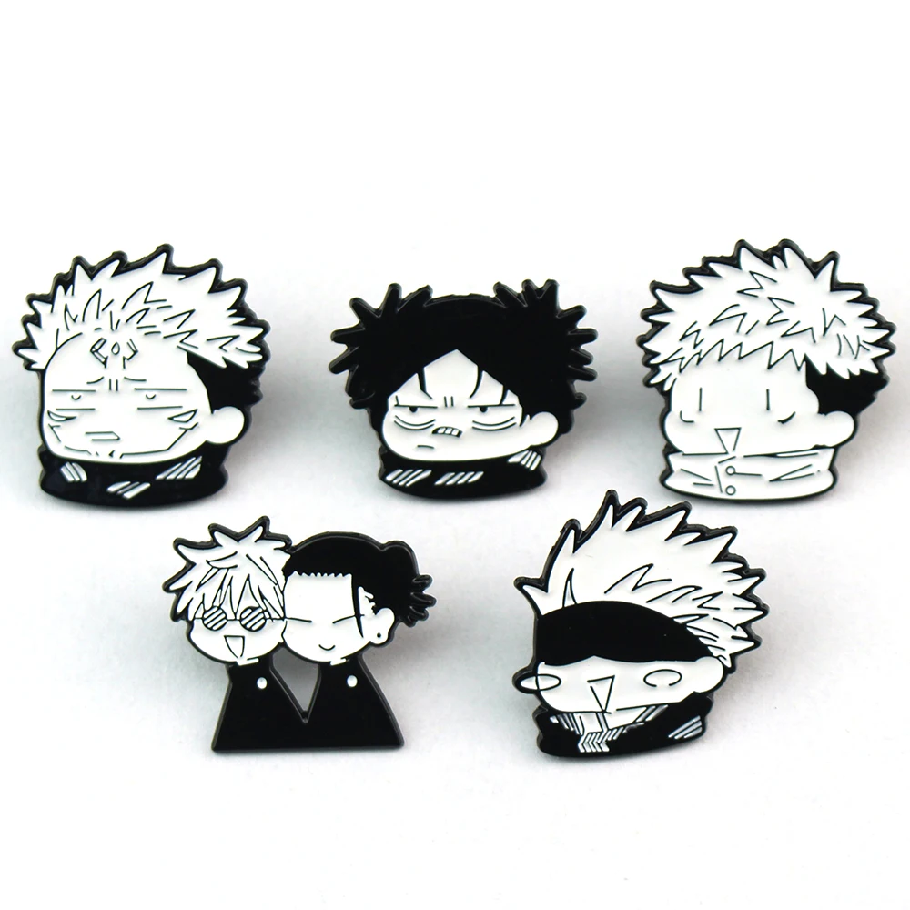 Cartoon anime characters Enamel Pins Custom Q version image Brooches Lapel Badges Cartoon Punk Jewelry Gift for  Friends