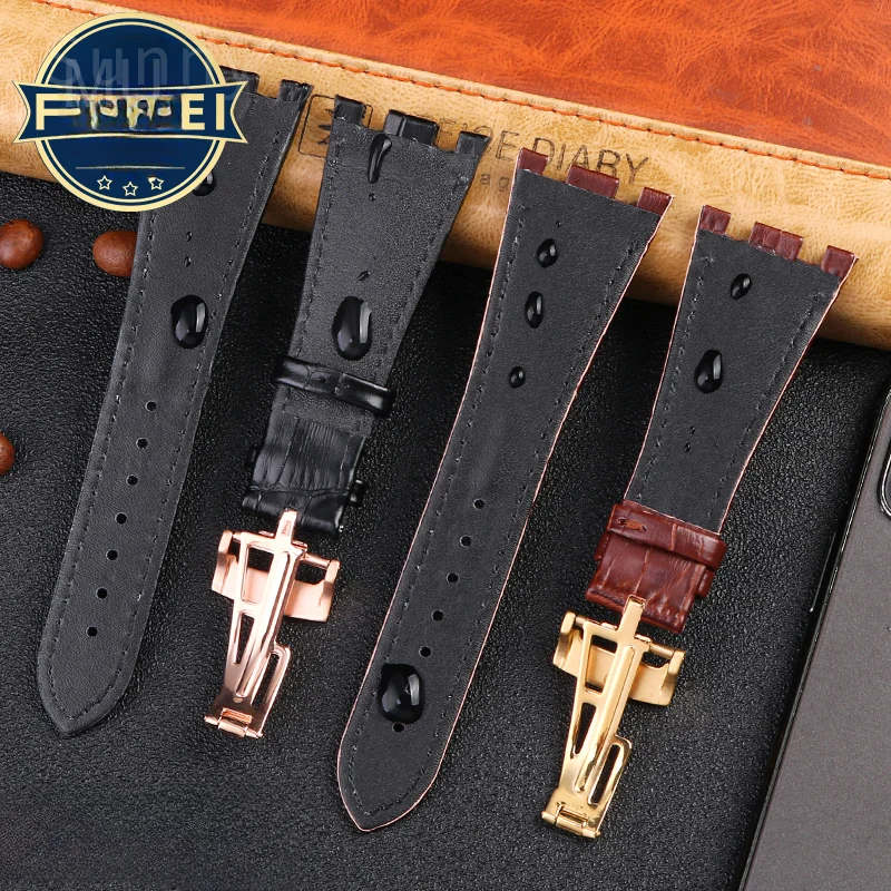 High Quality Men Cowhide Watch Strap for Audemars & Piguet  Royal Oak 15703 26471 26474 Offshore Series 28mm Watch Accessories