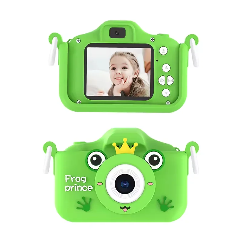 X9S Kids Selfie Camera Toys, Digital Video Camera With Protective Cover Festival Gifts For 3-9 Year Old Girls Boys