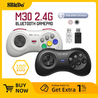 8BitDo - M30 2.4G Wireless Controller Gamepad for Sega Genesis Mini and Mega Drive Mini - Sega Genesis