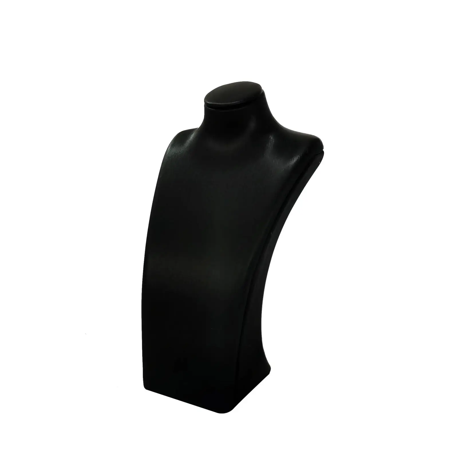 PU Leather Necklace Display Stand Necklace Bust Pendant Rack for Counter Showcase