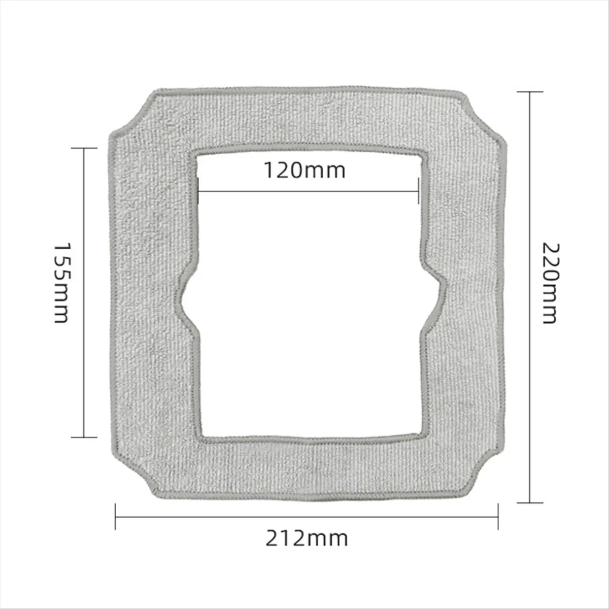 A92G New 10PCS Washable Mop Cloths Cleaning Rag for Mini Window Vacuum Cleaner Robot Replacement Accessories view 5