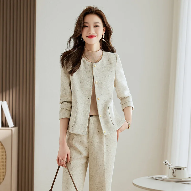 

Short Suit Coat Women's Small Autumn New Elegant Business Suit Socialite Casual Fashion Set Suit