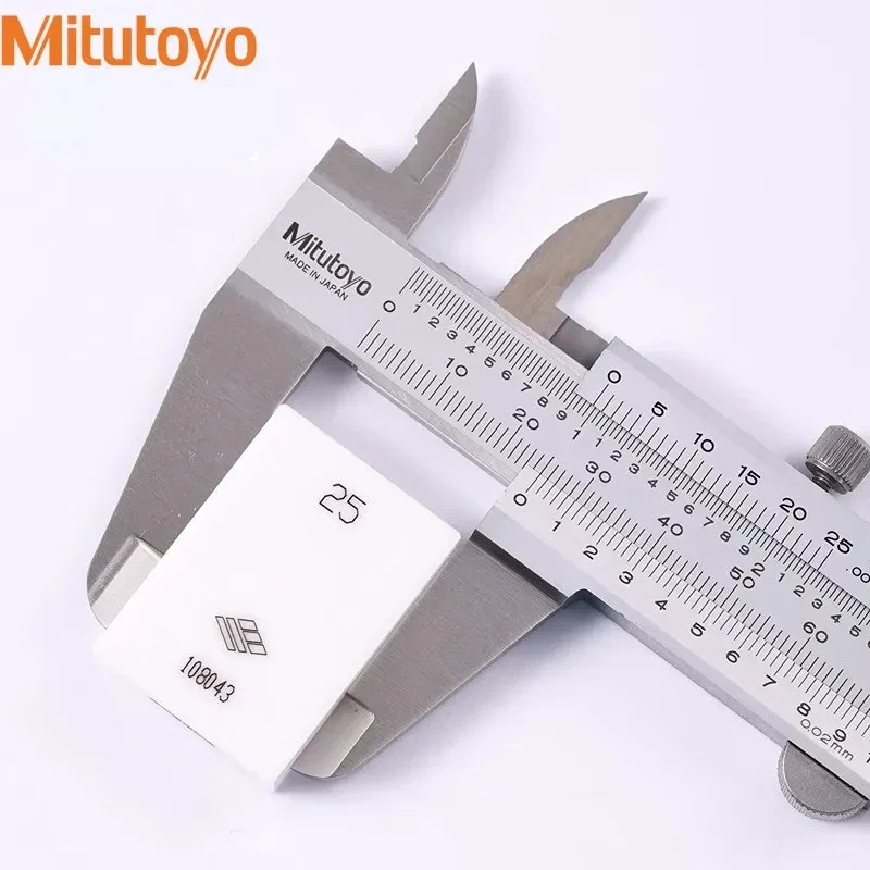 Mitutoyo-pinça Vernier em Medidor de Metal Ferramentas de Medição 0150 mm 0200 mm 0300 mm 0.02 mm Aço Inoxidável