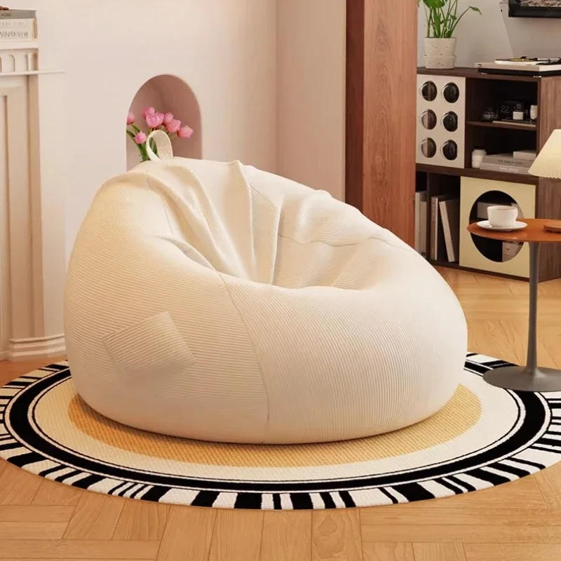 Single Decoration Bean Bag Sofas Sectional Girls Lazy Inflatable Bean Bag Sofas Cheap Boneless Puffs Asiento Home Furniture