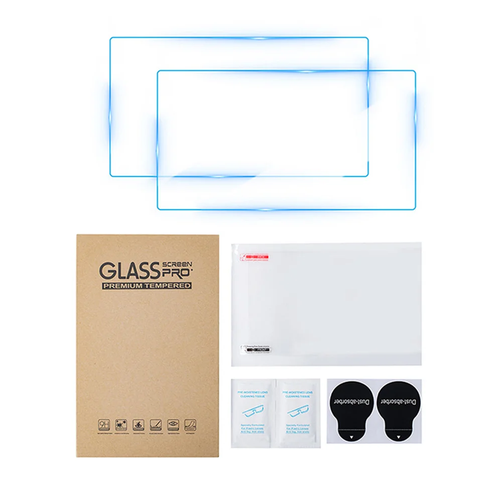 

2pcs Tempered Glass Remote Screen Protector HD Tempered Film + Wipes for DJI RC PRO2 Remote Cotrol Accessories