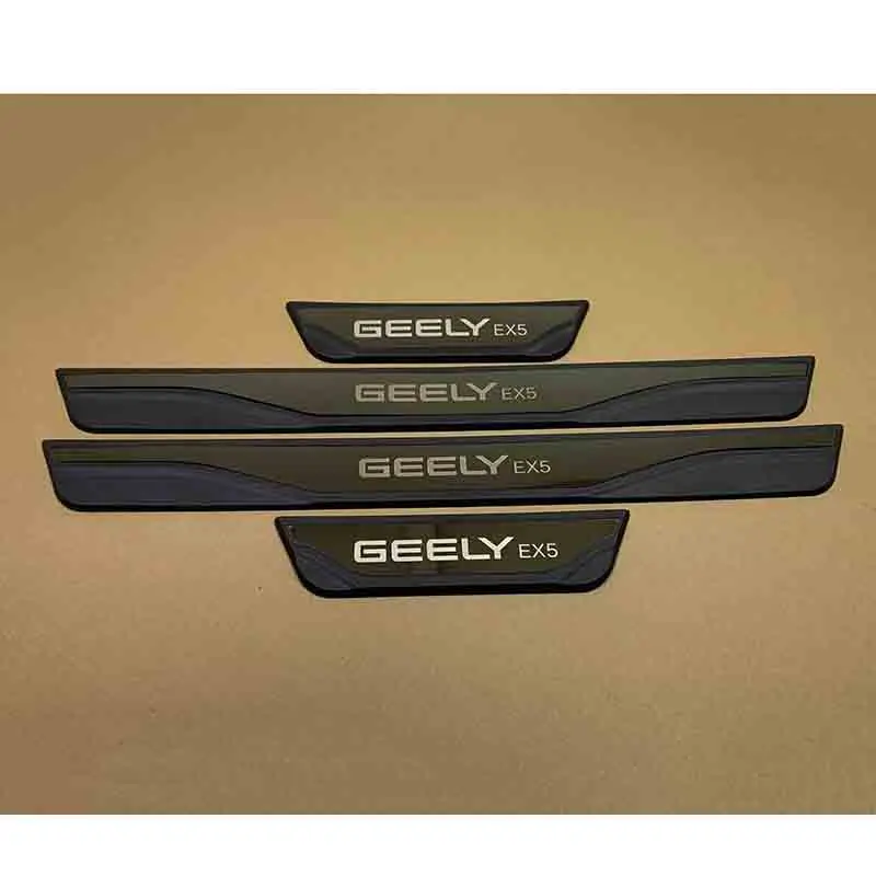 For Geely EX5 EX 5 PREFACE TUGELLA GALAXY L6 E5 Car Door Sill Cover Kick Scuff Plate Protector Trim Guard Pedal Car Accessories