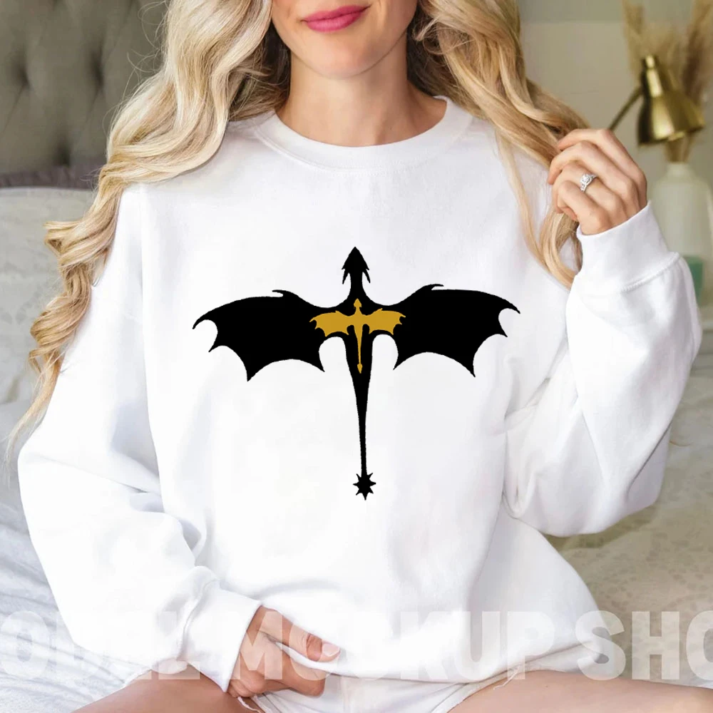 Fourth Wing Dragon Rider Sweatshirts for Women Comfor Women's Clothing Basgiath War College Womens Clothing Dragon Women Clothes