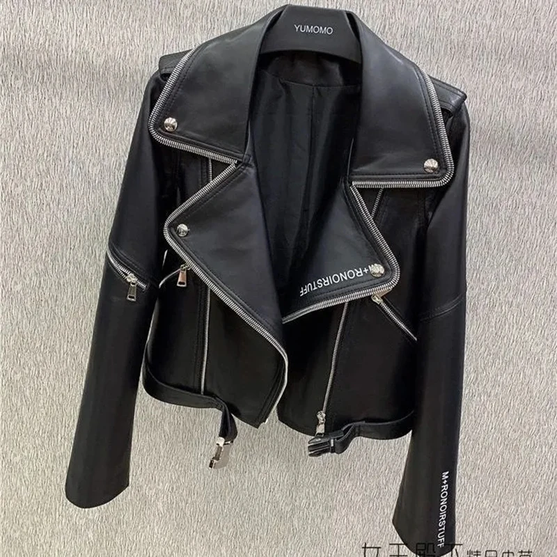 Giacca da donna in vera pelle Giacca da donna in vera pelle di qualità Giacca da motociclista e in pelle