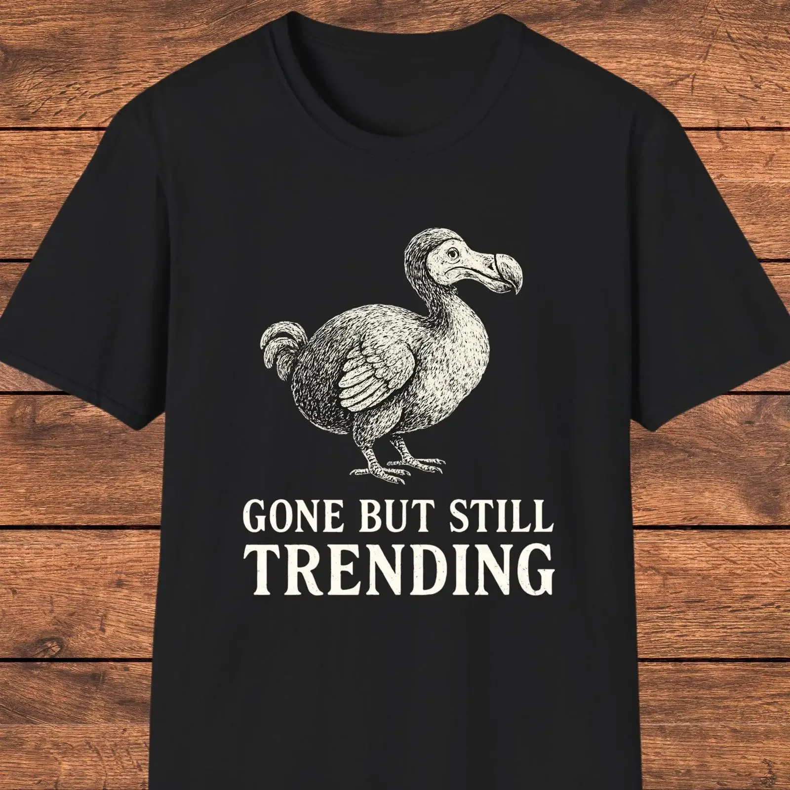 Dodo T Shirt Conservation Awareness Vintage Bird for Animal Lovers vintage Washed Comfortable Stretched graphic homme Soft