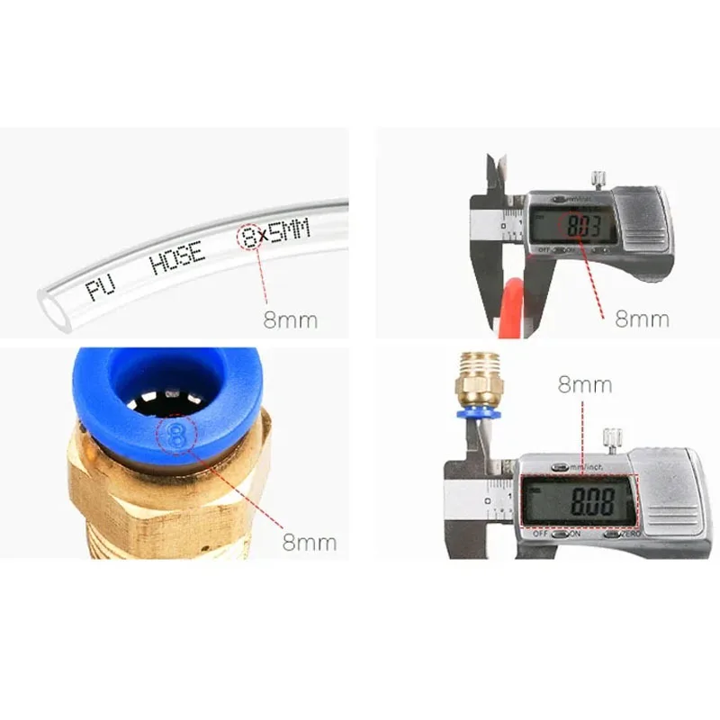 PL Pneumatic Quick Connector Threaded Elbow PL6-01/8-02/8-04/10-02/12-03 Hose Air Fitting - Image 6