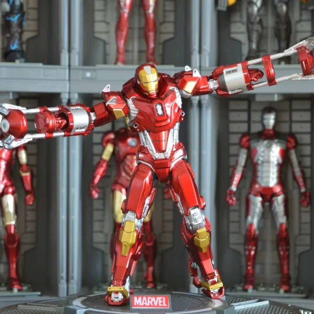 ZD Toys オリジナル アイアンマン MK35 レッドスナッパー アクションフィギュア トニー・スターク メカモデル 可動式 アニメ アベンジャーズ コレクション おもちゃ 男の子向けギフト