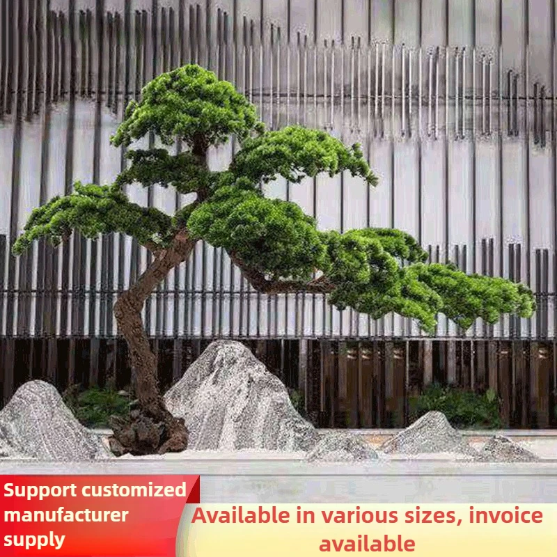 

Simulation of welcoming pine landscaping artificial tree beauty pine landscape home hotel club entrance decoration ornaments