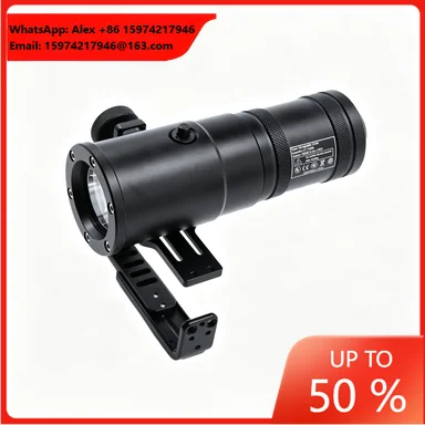 Rechargeable 2500 Lumen Diving Light IP68 150M Goodman Handle Hand-held Technical Dive Underwater Lamp