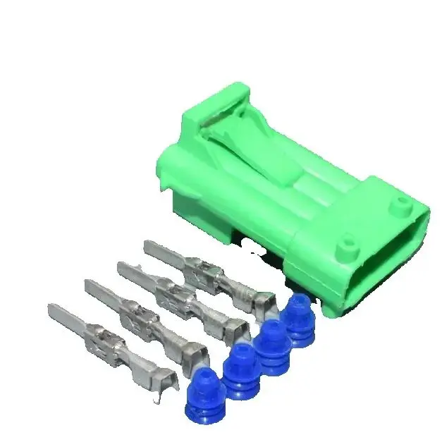 worldgolden 3.5mm 4 Pin Auto Male plug,car Oxygen sensor plug connector for Beverly, Chery, Citroen etc. Green color