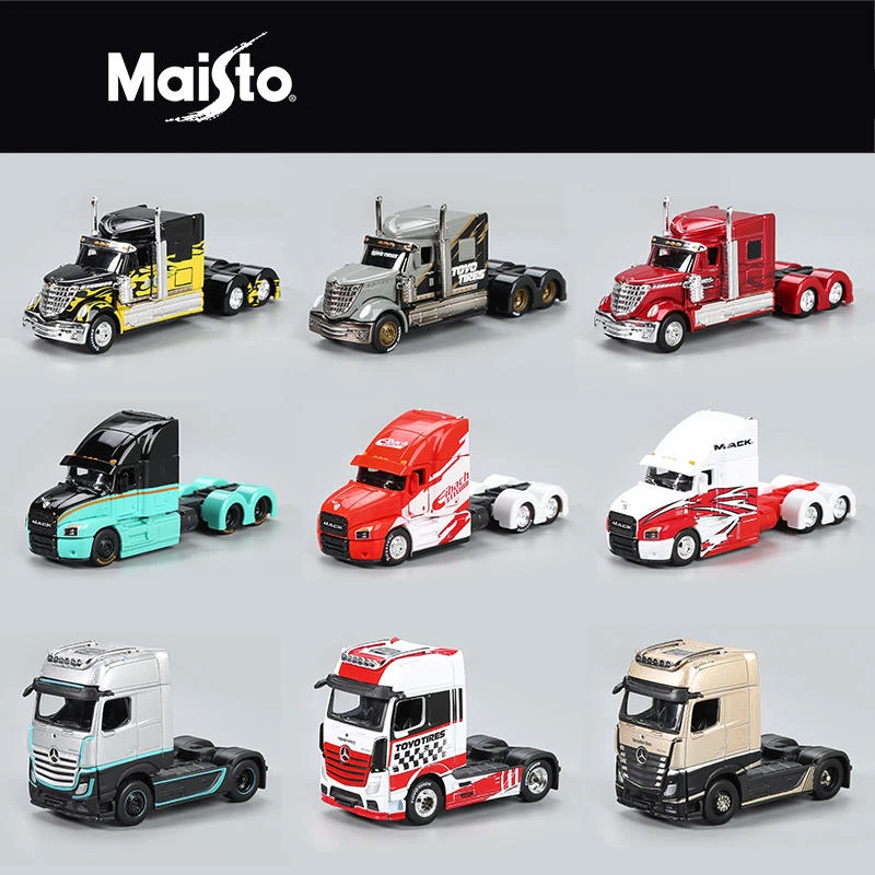 

Alloy Truck Trailer Head Car Model Diecasts Metal Container Truck Engineering Transport Vehicles Car Model Toy Gifts