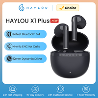 ​HAYLOU X1 Plus TWS Earphones True Wireless Bluetooth 5.4 Low Latency Gaming Competitive Headphones 4 Mics ENC HD Call Headsets