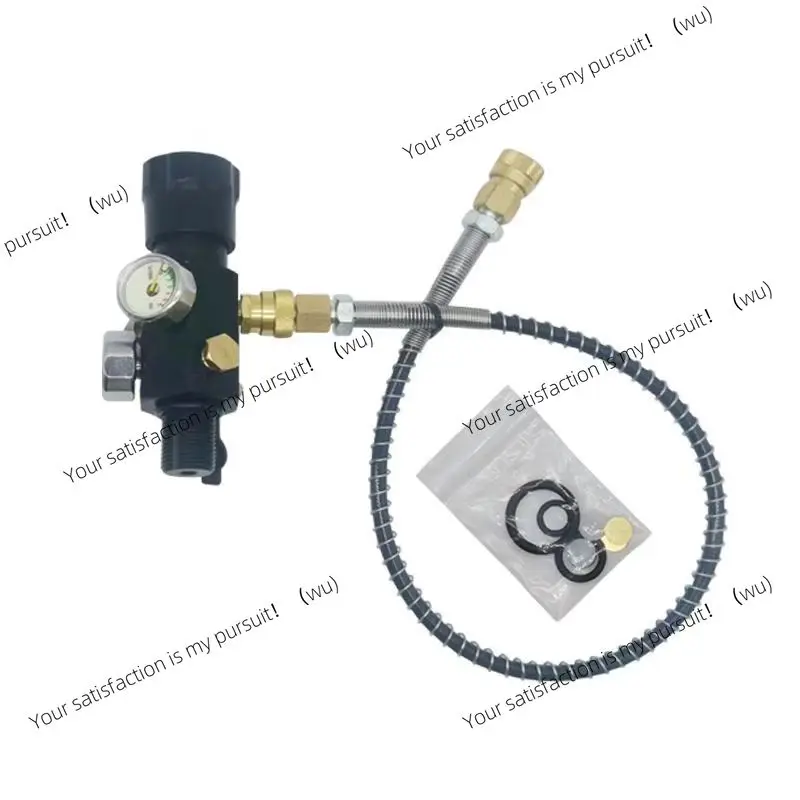 

High pressure pump 30mpa connection fiber bottle G5/8 thread inflatable adapter large turn small with nozzle bottle head valve