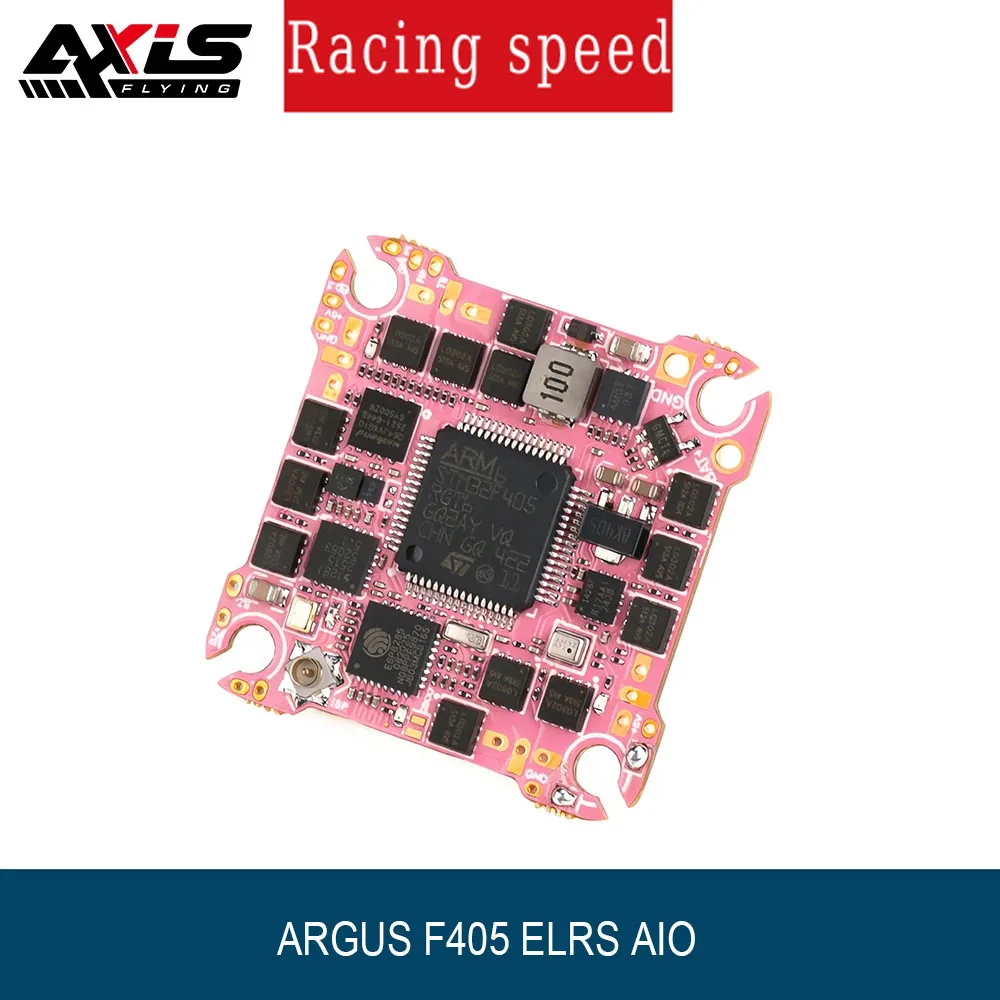

Axisflying ARGUS F405 ELRS AIO STM32F405 Filght Controller 20A 3-4S ESC Build-in ELRS 2.4G for DIY RC FPV Racing Drone -F405 AIO