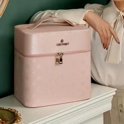 2025 New Fashion Professional Makeup Bag Women Cosmetic Case Female Korean Make Up Storage Organizer Box Fashion Large