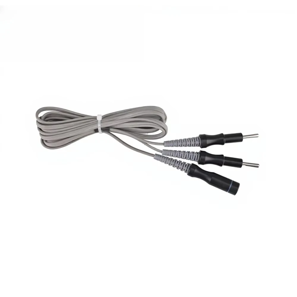 Reusable High Temperature Sterilizable Bipolar Coagulation Clamp Cable Laparoscopic Connect Wire