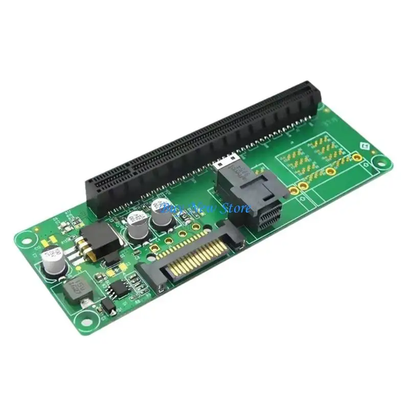 

20CE 1Port PCIe Slot Expansion Card with SFF8643 to PCIe x16 Slot Adapters 15Pin Power