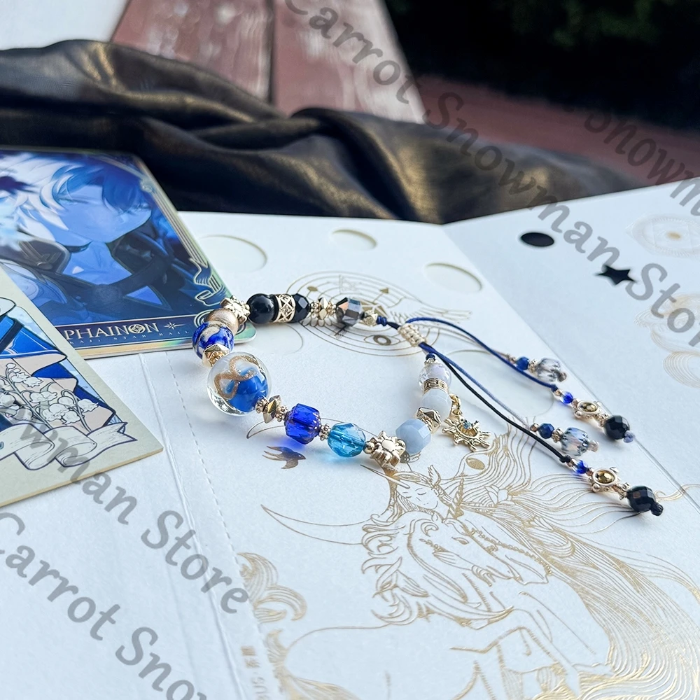 Phainon Impression Bracelet Honkai: Star Rail 동료 파생 제품 천연석 팔찌 쥬얼리 휴대폰 체인